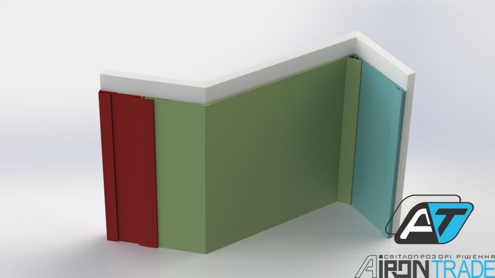 Купить Гігієнічна система ПВХ для облицовки стен Palclad PRIME 2,5 мм Jade