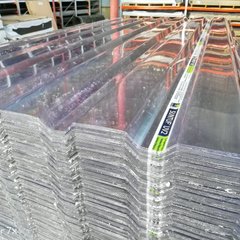 Купить Поликарбонат стеновой Suntuf ПС 20 прозрачный профнастил 1150х6000 мм