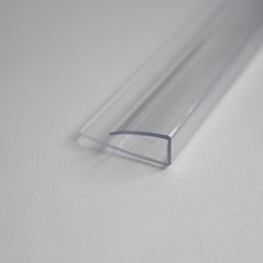 Купити Профіль торцевий Carboglass 8 мм прозорий (2,1м)