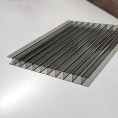 Купити Cтільниковий полікарбонат SUNLITE 10 мм Solar Grey Сірий графіт 2100x12000 мм