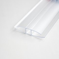 Купити Профіль з'єднувальний нероз'ємний Carboglass 8 мм прозорий (6м)