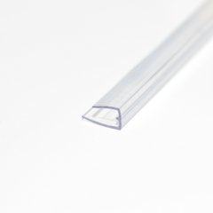 Купить Профиль торцевой Polyworld 4 мм прозрачный (2,1м)
