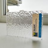 Монолітний полікарбонат PALSUN Embossed 4 мм Прозорий колотий лід 2050x6100 мм